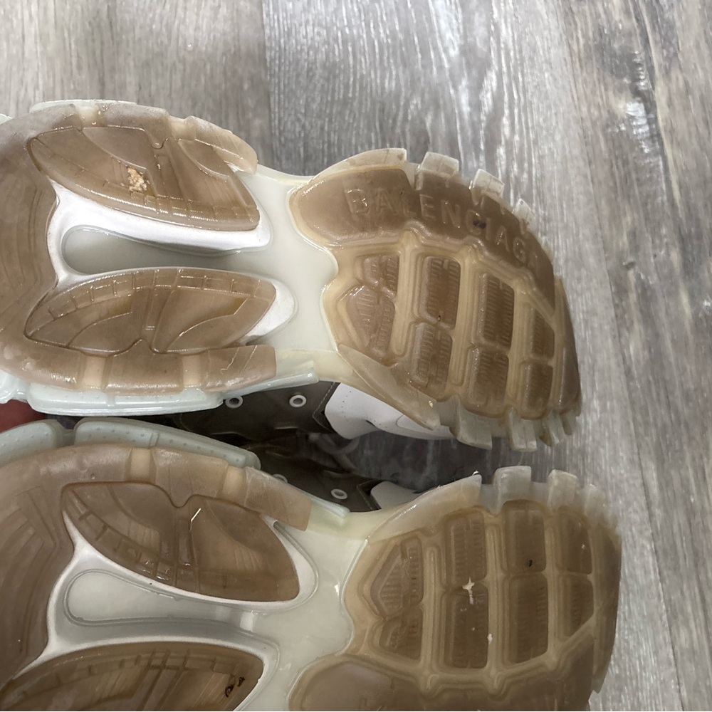 Balenciaga Kids Sneakers - White and Tanzanian